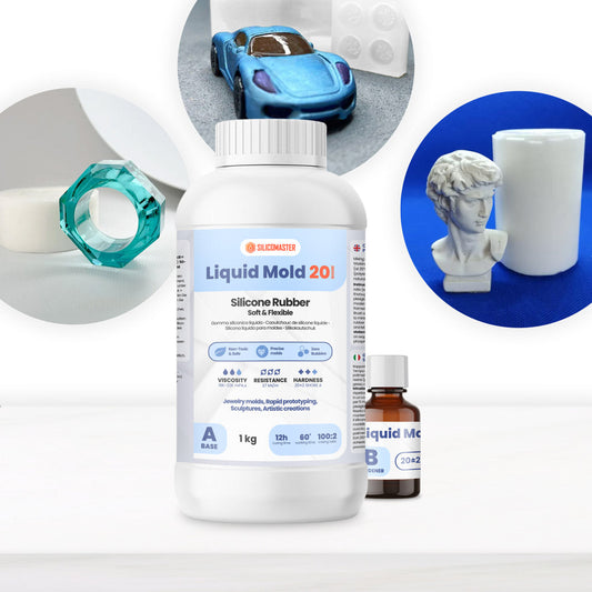 🎁 Liquid Mold 20 - Silicone Universale per Artigianato e Sculture (100% off)
