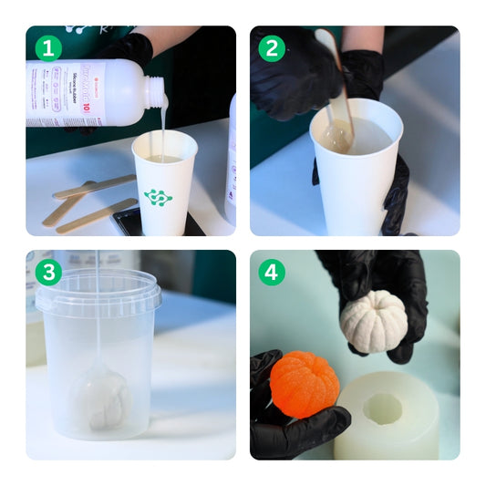 Pure Mold 10 - Silicone pour l'artisanat et les détails fins