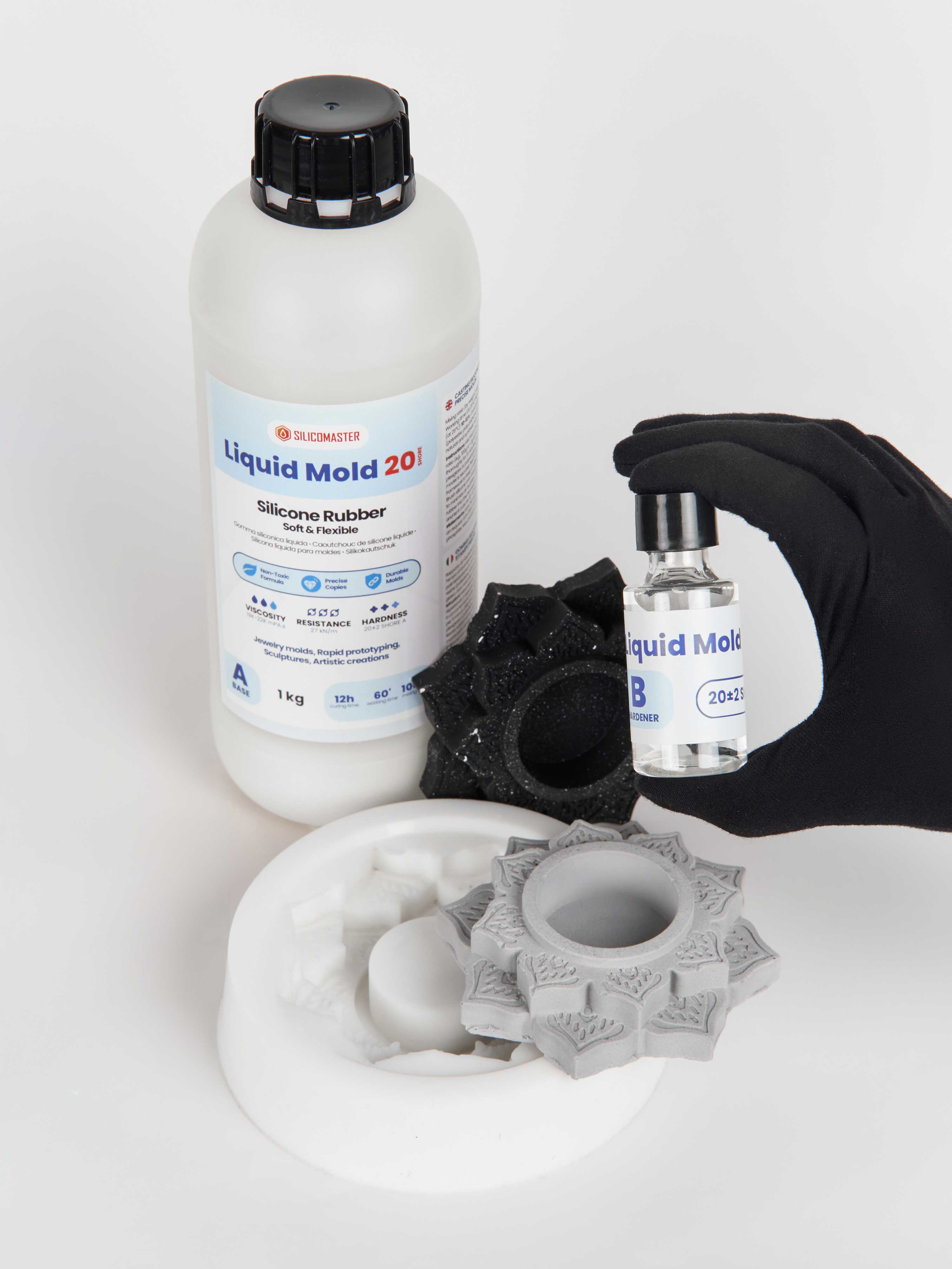 MILISTEN 100 Bicchierini In Silicone Da 40 Ml Per Resina E Pigmenti | Monouso, Ideali Per Miscelare Colori E Progetti Fai Da Te, Leggeri E Pratici
