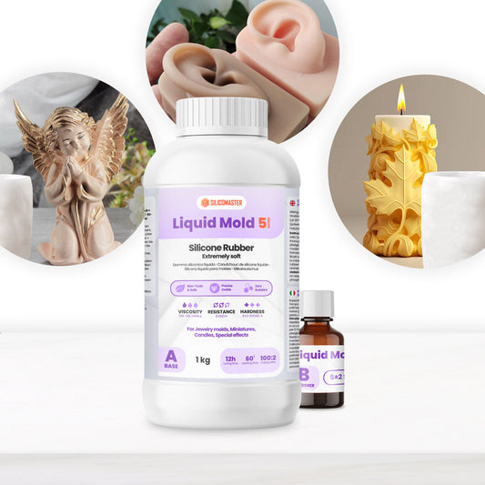 🎁 Liquid Mold 5 - Silicone per Stampi Ultramorbidi e Dettagli Fini (100% off)